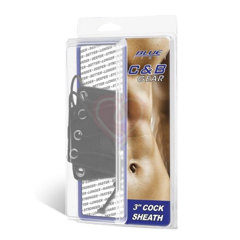 Сбруя для члена на шнуровке Cock Sheath 7,5 см фото 2