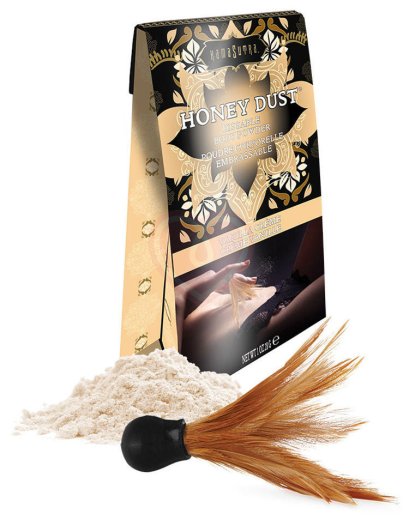 Ароматная пудра для тела KamaSutra Honey Dust Vanilla Creme Ваниль 28 г фото 2