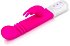 Вибратор-кролик с пульсирующей головкой Slim Shaft Thrusting G-Spot Rabbit розовый фото 7