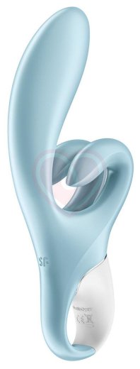 Вибратор с двойным клиторальным стимулятором Satisfyer Touch Me голубой фото 4