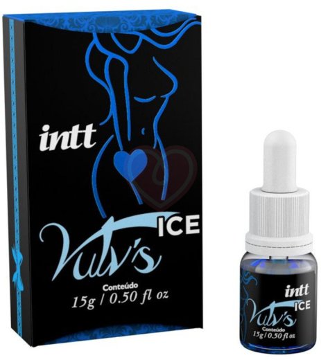 Стимулирующий клиторальный гель Intt Vulv's Ice с температурным эффектом 15 г фото 1