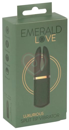 Мини-вибратор с двумя кончиками Emerald Love Luxurious Split Tip фото 7