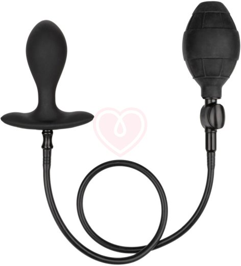 Утяжелённая расширяемая анальная пробка Weighted Silicone Inflatable Plug фото 1