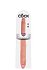 Фаллоимитатор двухсторонний гибкий King Cock Tapered Double Dildo 43 см телесный фото 3