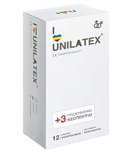 Ароматизированные презервативы Unilatex Multifrutis цветные 12 шт