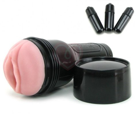 Мастурбатор вагина с вибрацией Fleshlight Vibro Pink Lady с рельефом Touch фото 8