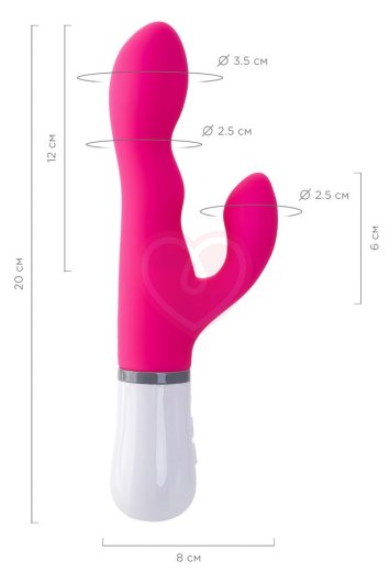 Управляемый со смартфона вибратор-кролик Lovense Nora розовый фото 2