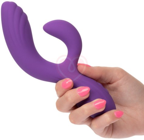 Вибратор с клиторальным кончиком Stella Liquid Silicone C Curve фото 3