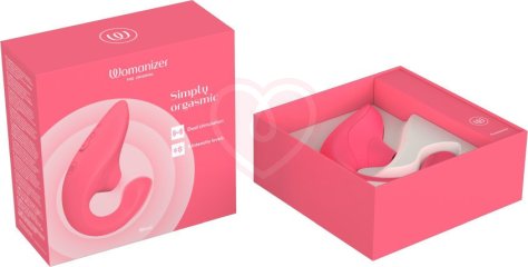 Вибратор для зоны G c бесконтактной стимуляцией клитора Womanizer Blend розовый фото 12