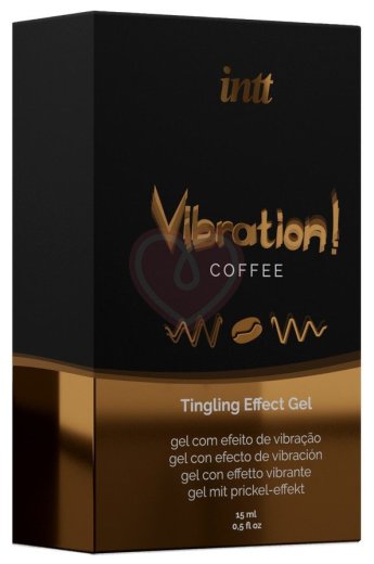 Стимулирующий гель с кофейным вкусом Intt Vibration! Coffee 15 мл фото 2