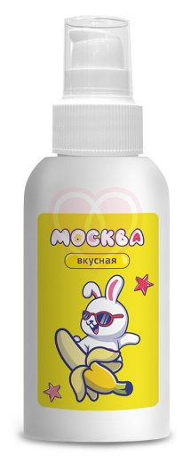 Съедобный лубрикант Москва Вкусная с ароматом банана 100 мл фото 1