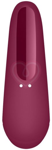 Вакуумный стимулятор с приложением Satisfyer Curvy 1+ бордовый фото 3