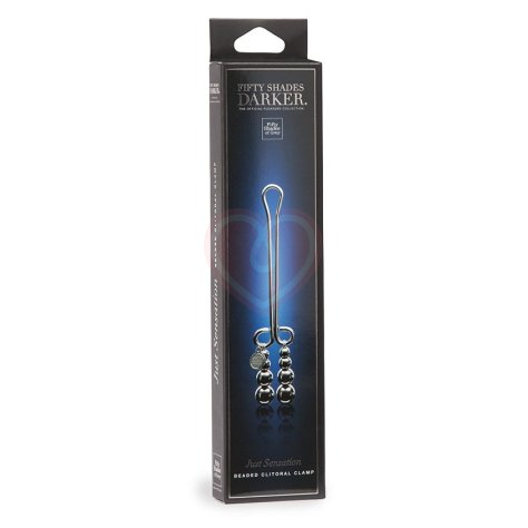 Зажим для клитора Fifty Shades Darker Just Sensation Beaded Clitoral Clamp фото 2