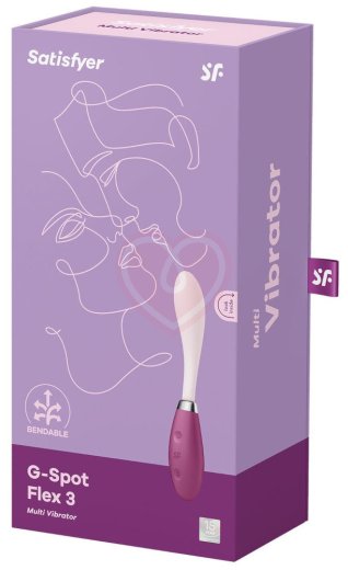 Гибкий вибратор Satisfyer G-Spot Flex 3 розовый фото 5