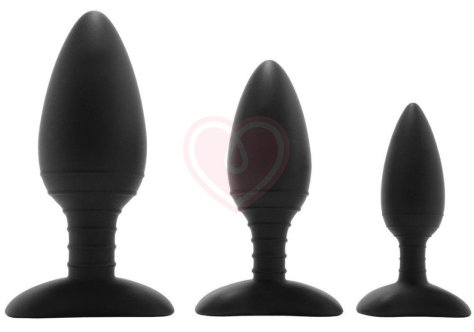 Набор анальных пробок Nexus Butt Plug Trio фото 1