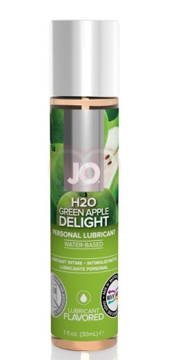 Съедобный лубрикант System JO H2O Flavored Green Apple с ароматом Яблоко 30 мл фото 1