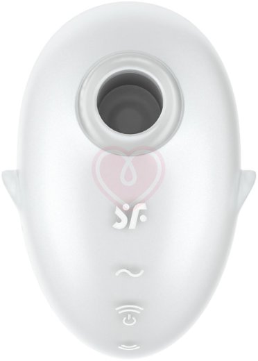 Вакуумый вибростимулятор клитора Satisfyer Cutie Ghost белый фото 1