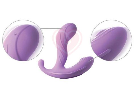 Вибратор для зоны G пультом ДУ и эффектом нагрева G-Spot Stimulate-Her сиреневый фото 6
