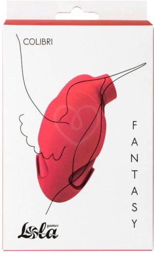 Вакуумный стимулятор клитора в форме колибри Fantasy Colibri розовый фото 4