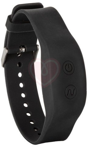 Виброяйцо с управлением через браслет Wristband Curve черное фото 4