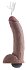 Фаллоимитатор с эффектом семяизвержения Squirting Cock 18 см коричневый фото 1