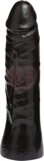 Насадка фаллоимитатор Vac-U-Lock CodeBlack Thin Dong 18 см черная фото 1