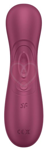 Вакуумный стимулятор с вибрацией и приложением Satisfyer Pro 2 Generation 3 бордовый фото 4