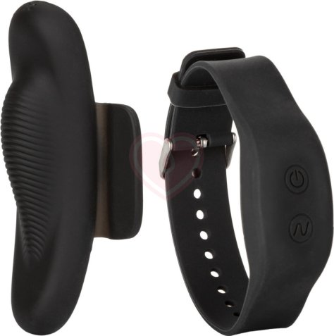 Вибратор для клитора в трусики Lock-N-Play Wristband Panty Teaser с браслетом черный фото 1