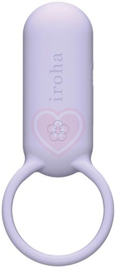 Эрекционное кольцо с клиторальной стимуляцией Iroha SVR Very Peri сиреневое фото 1