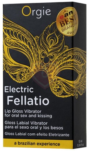 Блеск для губ с вибрирующим эффектом Orgie Sexy Vibe Electric Fellatio 10 мл фото 3