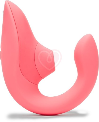 Вибратор для зоны G c бесконтактной стимуляцией клитора Womanizer Blend розовый фото 11