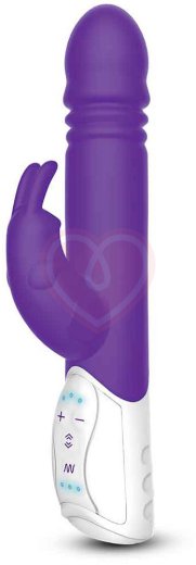 Вибратор-кролик с пульсацией G-Spot Thrusting Rabbit фиолетовый фото 1