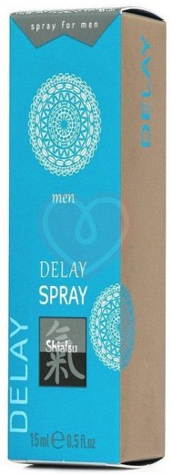 Пролонгирующий мужской спрей Shiatsu Delay Spray 15 мл фото 2