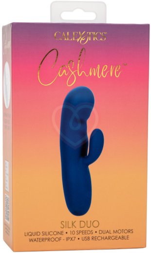 Вибратор с клиторальным кончиком Cashmere Silk Duo фото 5