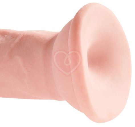 Фаллоимитатор на присоске King Cock Triple Density 15 см телесный фото 4