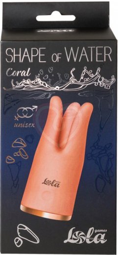 Вибратор Shape of Water Coral коралловый фото 5