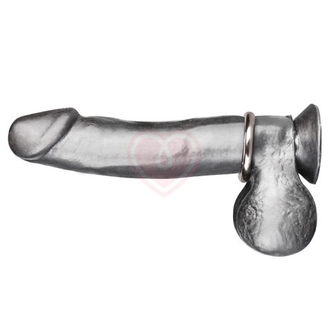 Стальное эрекционное кольцо Stell Cock Ring диаметр 4,8 см фото 1