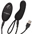 Мини-вибратор с пультом управления Silicone Remote Curve чёрное фото 5