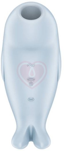 Вакуумно-волновой вибростимулятор Satisfyer Seal You Soon голубой фото 1