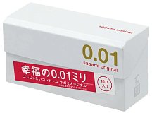 Самые тонкие презервативы Sagami Original 001 полиуретановые 10 шт