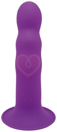 Вибратор с присоской Hitsens 3 Vibe фиолетовый 16 см фото 1