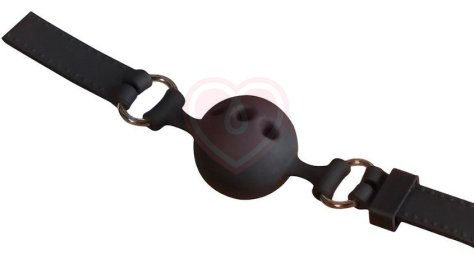 Кляп с шариком Bad Kitty Small 3,5 см чёрный фото 2