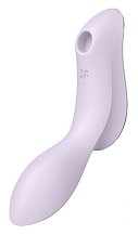 Вакуумный вибростимулятор с изгибом Satisfyer Curvy Trinity 2 сиреневый
