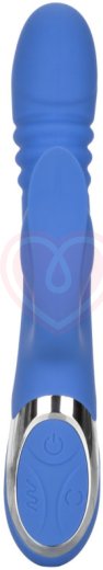 Вибратор-кролик с пульсацией Enchanted Teaser голубой фото 4