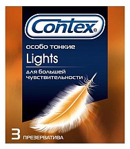 Презервативы Contex Lights максимально чувствительные 3 шт