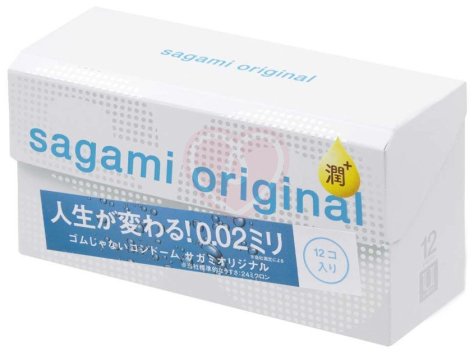 Полиуретановые презервативы Sagami Original 002 с дополнительной смазкой 12 шт фото 1