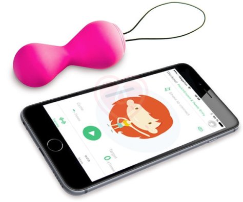 Тренажёр Кегеля Gvibe Gballs 2 App розовый фото 1
