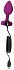 Маленькая вибропробка b-Vibe Vibrating Jewel Plug с кристаллом и пультом розовая фото 5