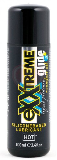 Анальный силиконовый лубрикант Exxtreme Glide Silicone Based 100 мл фото 1