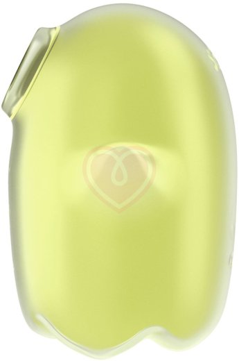 Вакуумый вибростимулятор клитора Satisfyer Glowing Ghost светящийся в темноте жёлтый фото 7